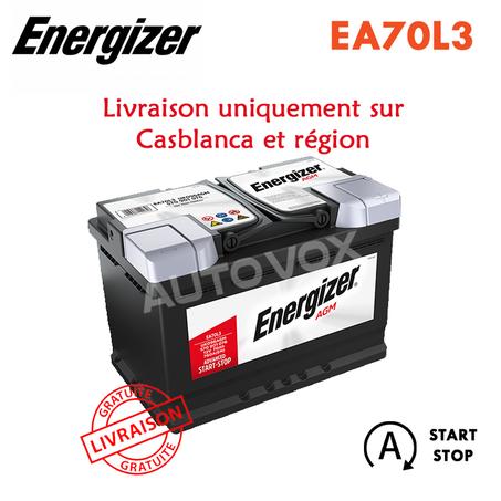 BATTERIE ENERGIZER EA70L3 AGM  -  70 AH / 760 A