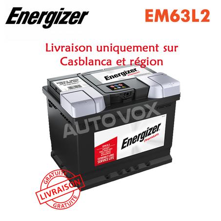 BATTERIE ENERGIZER EM63L2 PREMIUM 63 AH / 610 A