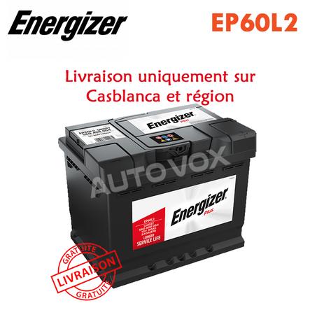 BATTERIE ENERGIZER EP60L2 PLUS 60 AH / 540 A