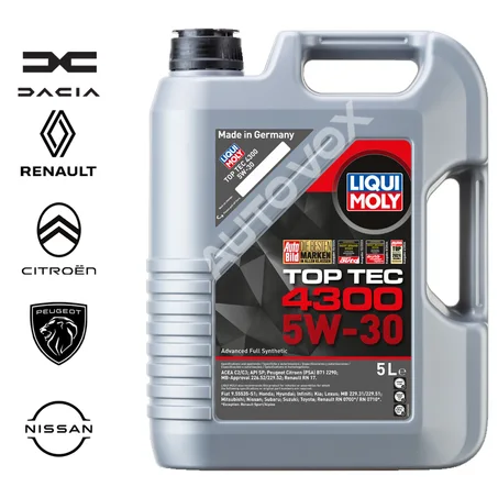 5W30 Top Tec 4300  - LIQUI MOLY 5L HUILE MOTEUR