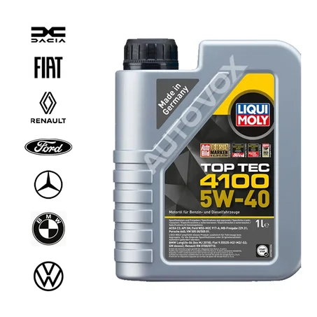 5W40 Top Tec 4100 - LIQUI MOLY 1L