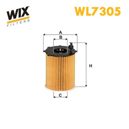 filtre huile wix wl7305