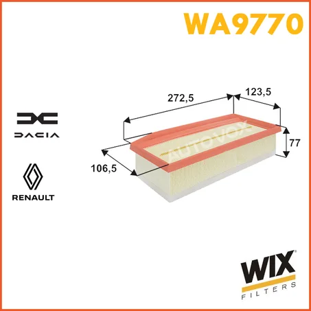 FILTRE  A AIR WIX WA9770