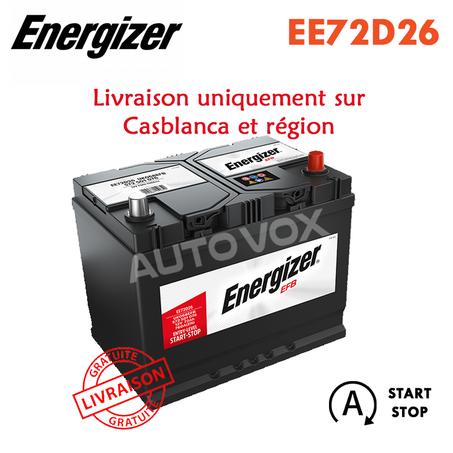 BATTERIE ENERGIZER EE72D26 EFB  -  72 AH / 760 A