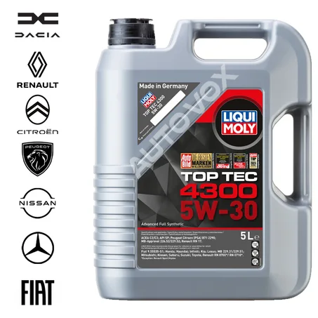 5W30 Top Tec 4300  - LIQUI MOLY 5L HUILE MOTEUR