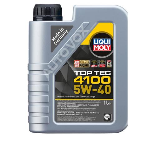 5W40 Top Tec 4100 - LIQUI MOLY 1L