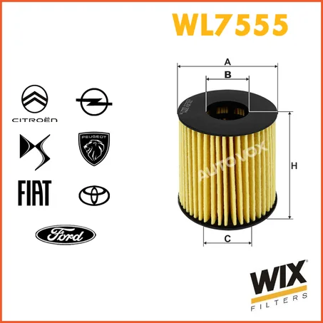 FILTRE HUILE WIX WL7555