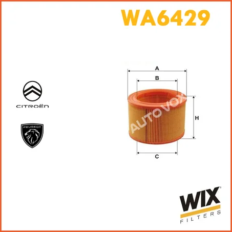 FILTRE AIR WIX WA6429