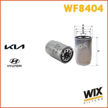 FILTRE GASOILE WIX WF8404