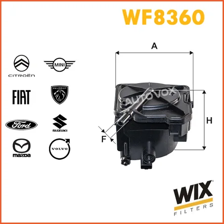 FILTRE GASOILE WIX WF8360
