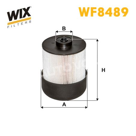 FILTRE GASOILE WIX WF8489