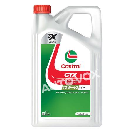 HUILE CASTROL GTX 10W40 - 5L