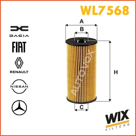 FILTRE HUILE WIX WL7568