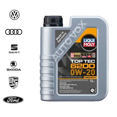 0W20 Top Tec 6200   - LIQUI MOLY 1L - 20787