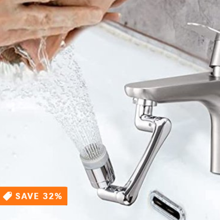 Robinet Pliable Pivotant à 1080°