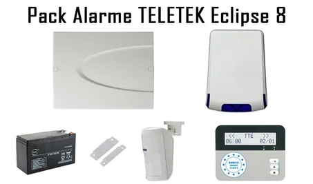 Pack TELETEK Eclipse 8 est une solution de sécurité filaire performante