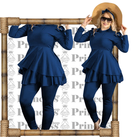 بوركيني مثالي للسيدات اللاتي يرغبن في الاستمتاع بالسباحة مع بوني التوب بولياميد