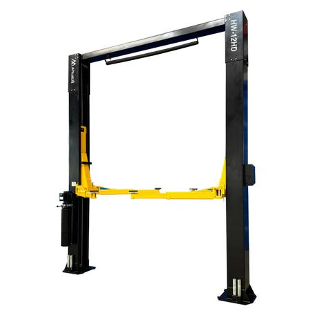 APlusLift 12,000LB 2-Post Overhead Single Release Direct Drive Car Lift with 3 Year Warranty - HW-12HD