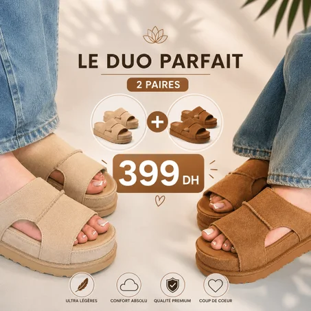 Le Duo Parfait — 2 Sandales UGG pour le prix d'une 🤍