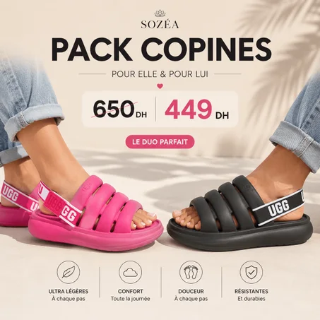 2 Sandales UGG - Pack Copines