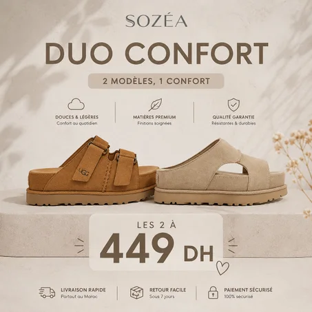 2 Sandales, 1 Duo Parfait — Cut Out & Hi Slide