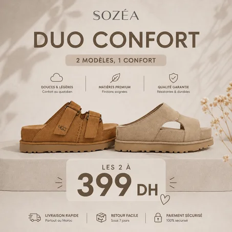 2 Sandales, 1 Duo Parfait — Cut Out & Hi Slide