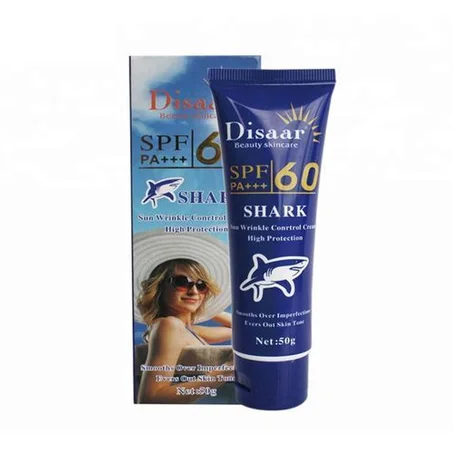 Disaar Crème Écran solaire SPF PA +++ 60 INVISIBLE Imperméables Hydratant anti-âge, Anti-vieillissement