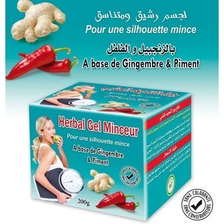 gel minceur 80 gr aux extraits du gingembre et piment rouge une formule magique
