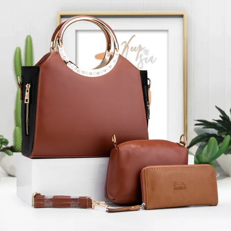 حقيبة من الجلد