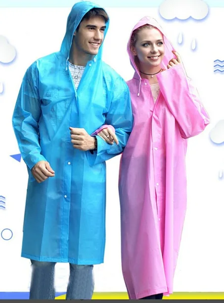 زي شفاف مقاوم للماء