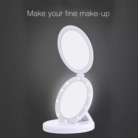 مرآة مكياج مع إضائة