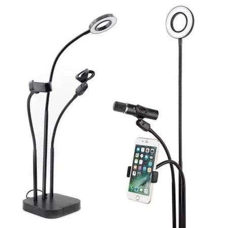 مقبض الهاتف و المكرفون مع إضائة ليد