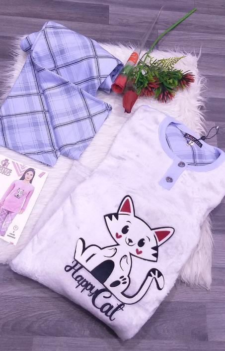 بيجامة 2 بياس كاشمير بألوان مختلفة