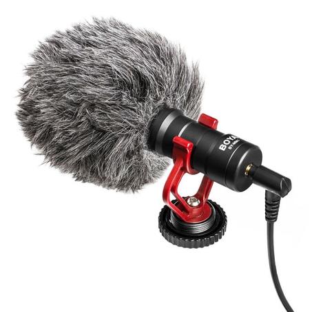 Boya mm1 Microphone à condensateur cardioïde avec pare-brise