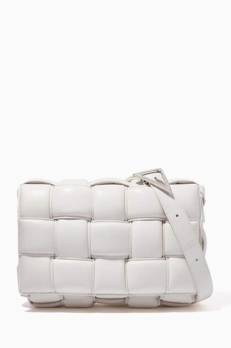 حقيبة بي في جودي جلد نابا مجدول