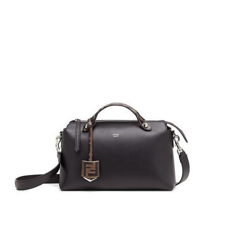 FENDI BY THE WAY MEDIUM Black leather Boston bag