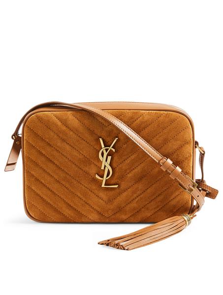 Medium Lou YSL Monogram Suede And Leather Camera Bag