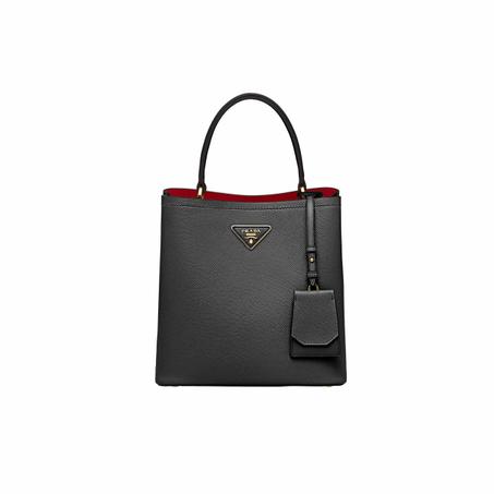 Medium Saffiano Leather P Panier Bag