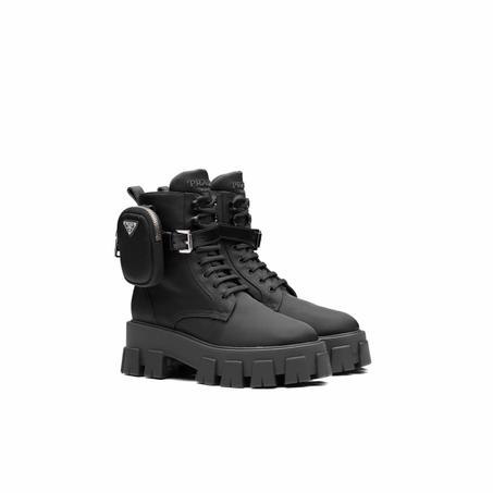 Monolith Re-Nylon Gabardine booties