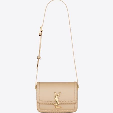SOLFERINO SMALL SATCHEL IN BOX SAINT LAURENT LEATHER