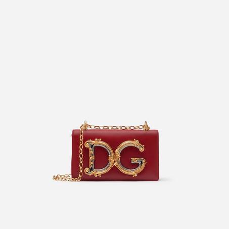 Dg girls phone bag in smooth calfskin