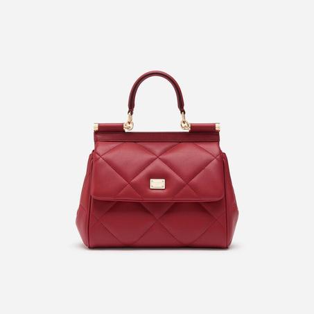 Small sicily bag in aria matelassé calfskin