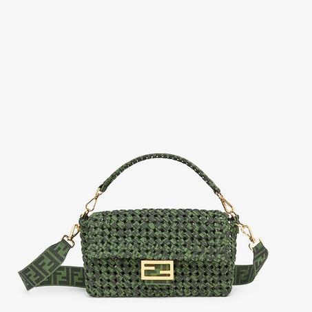 BAGUETTE Jacquard fabric interlace bag