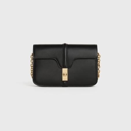 CHAIN BAG 16 IN SATINATED CALFSKIN