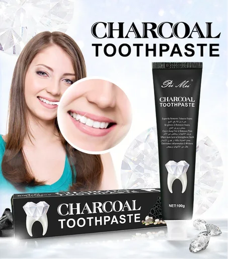 معجون أسنان طبيعي X2 - Charcoal Toothpaste 3D Whitening