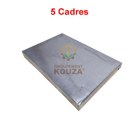 Toit De Ruche En BOIS  - Couvert De Tôle - 5 CADRES