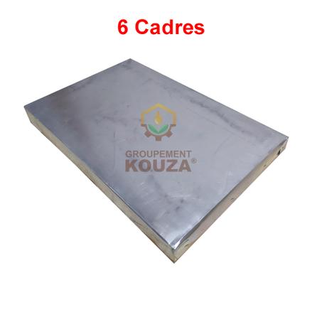 Toit De Ruche En BOIS  - Couvert De Tôle - 6 CADRES