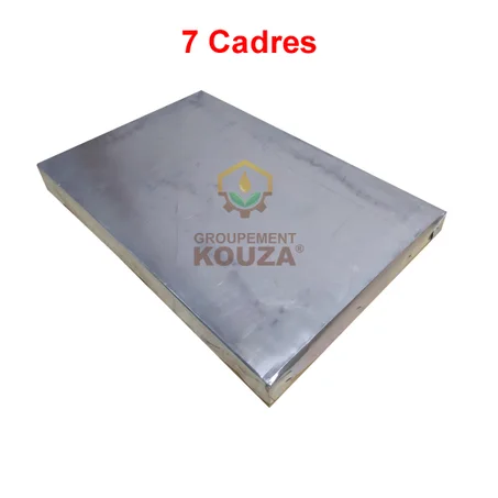 Toit De Ruche En BOIS  - Couvert De Tôle - 7 CADRES