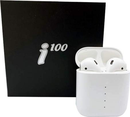 Ecouteurs sans fil TWS i100 Touch Control Bluetooth 5.0 Blanc
