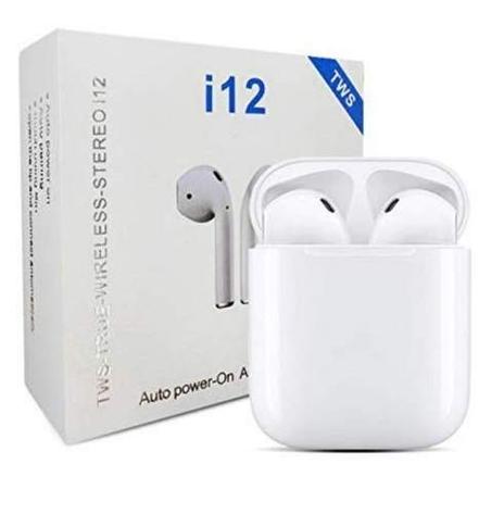 i12 بلوتوث 5.0 مكافحة الضوضاء سماعات بلوتوث مع صندوق الشحن
